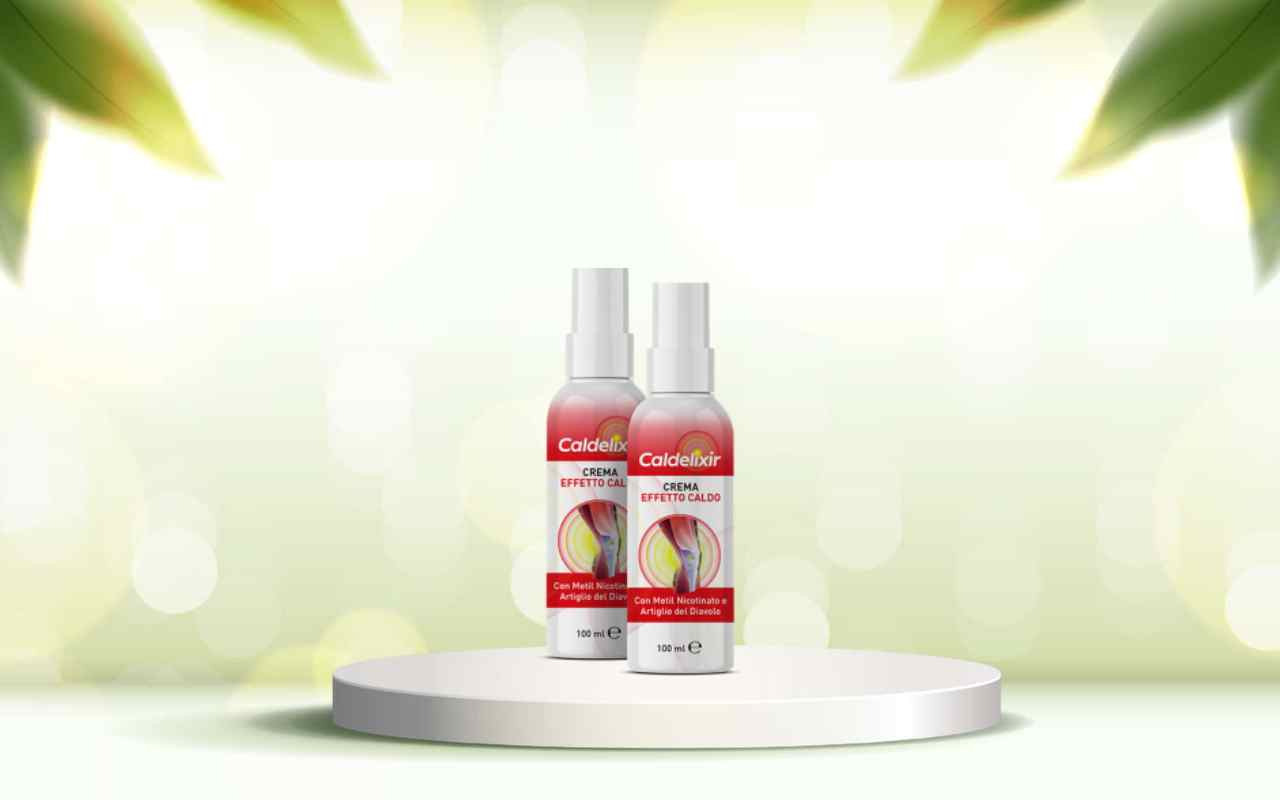 Prova subito Caldelixir: la crema riscaldante che elimina i dolori in pochi minuti